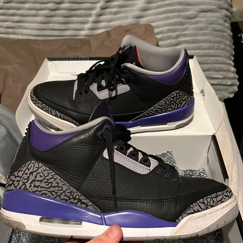 Jordan 3 court purple